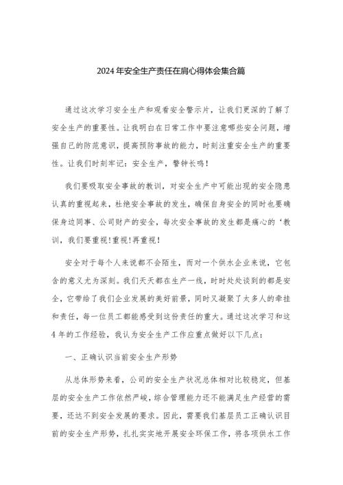 2024年安全生产责任在肩心得体会集合篇.docx