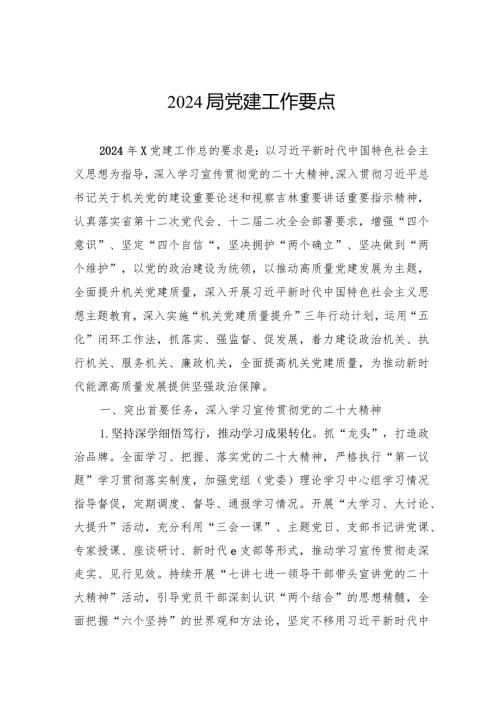 2024局党建工作要点(1).docx