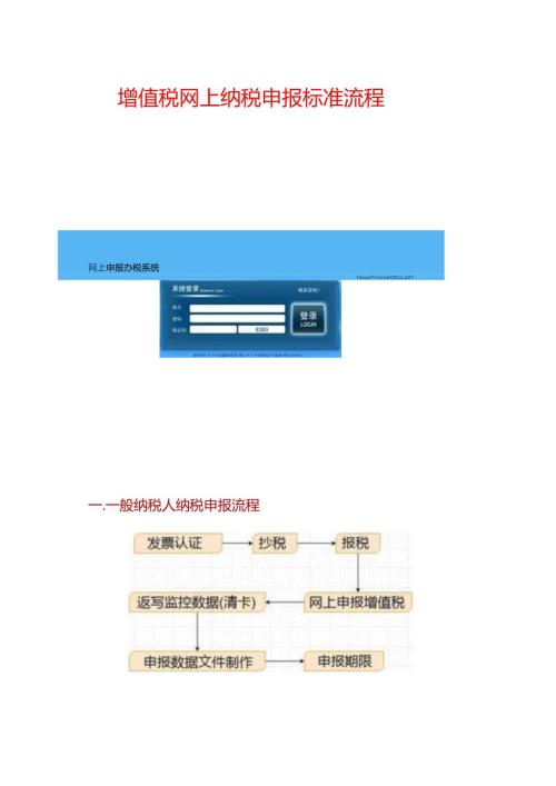 网上纳税申报标准流程.docx