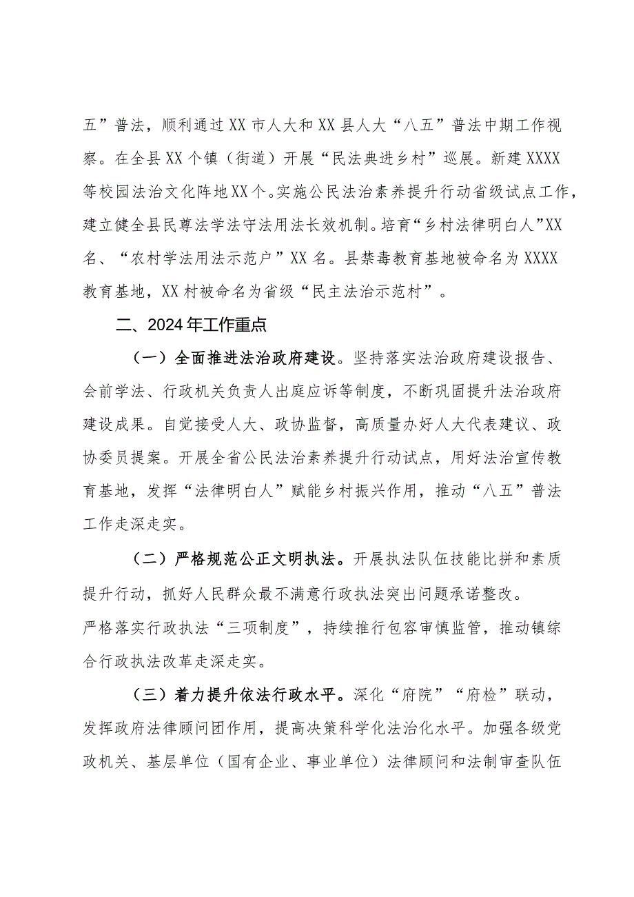 关于县2023法治政府建设的情况汇报(2).docx_第3页