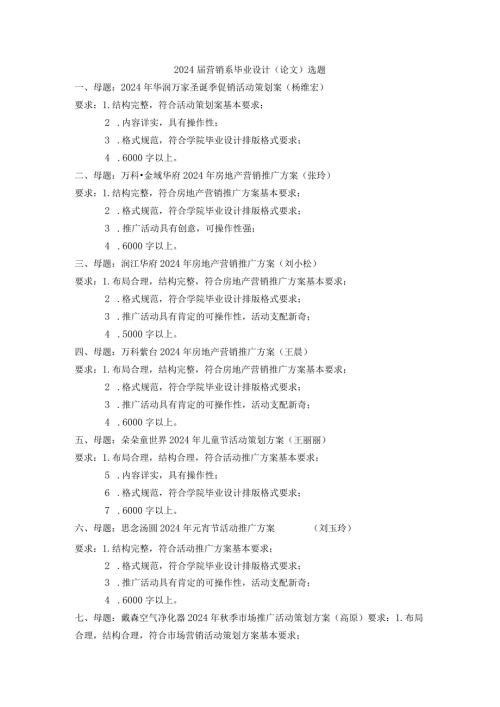 2024营销系毕业设计论文.docx