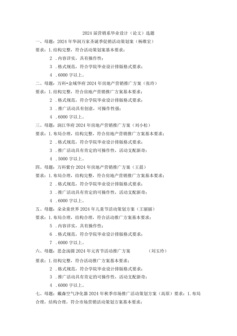 2024营销系毕业设计论文.docx_第1页