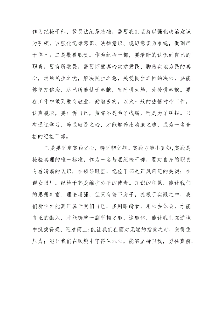 纪检干部学习二十中央纪委三次全会精神心得体会(25篇).docx_第2页