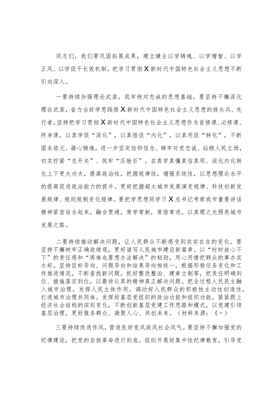 市领导在主题教育总结会议上的讲话3100字.docx_第2页