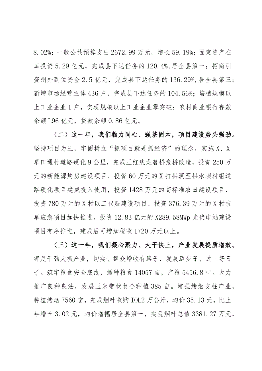 乡镇政府2024工作报告.docx_第2页