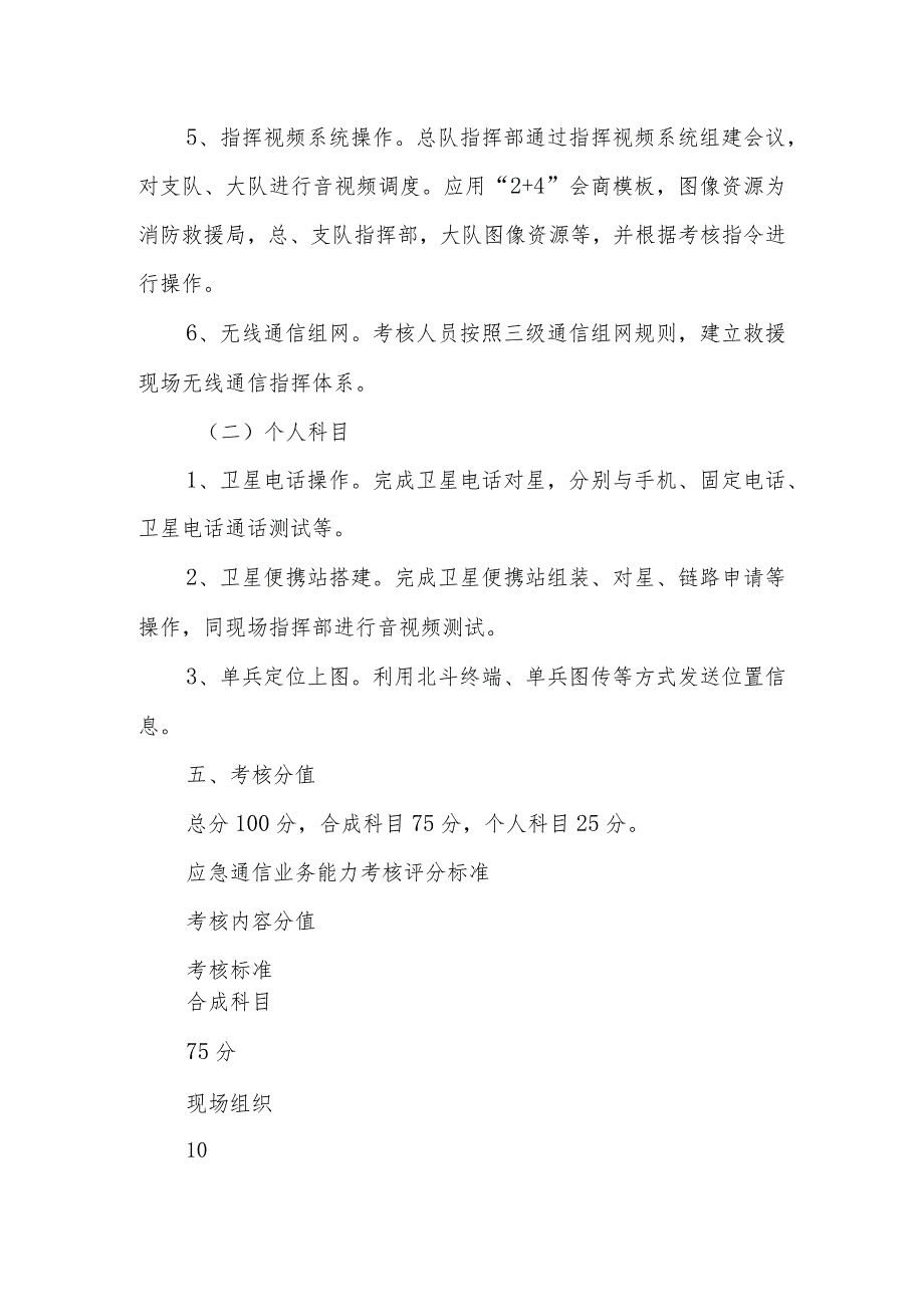 应急通信业务能力考核方案（含评分标准表）(1).docx_第3页