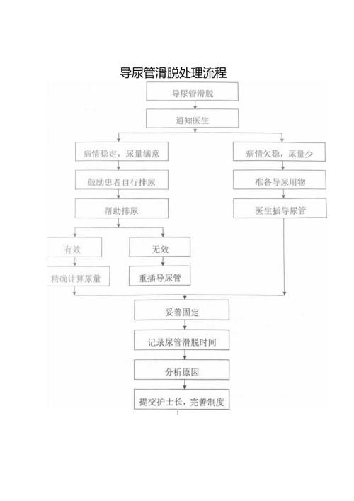 导尿管滑脱处理流程.docx