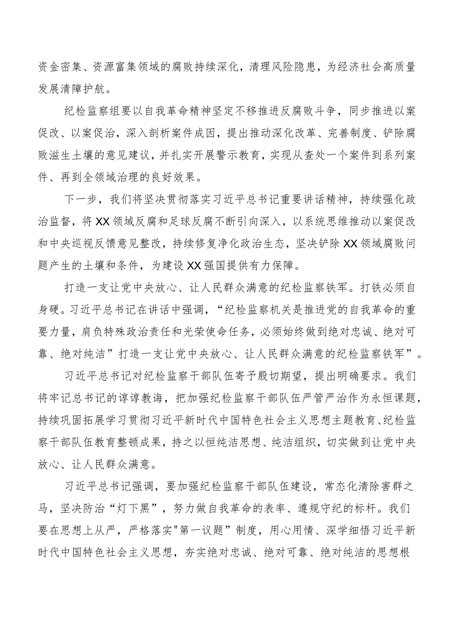 （7篇）2024年二十中央纪委三次全会精神研讨材料及心得体会.docx_第3页
