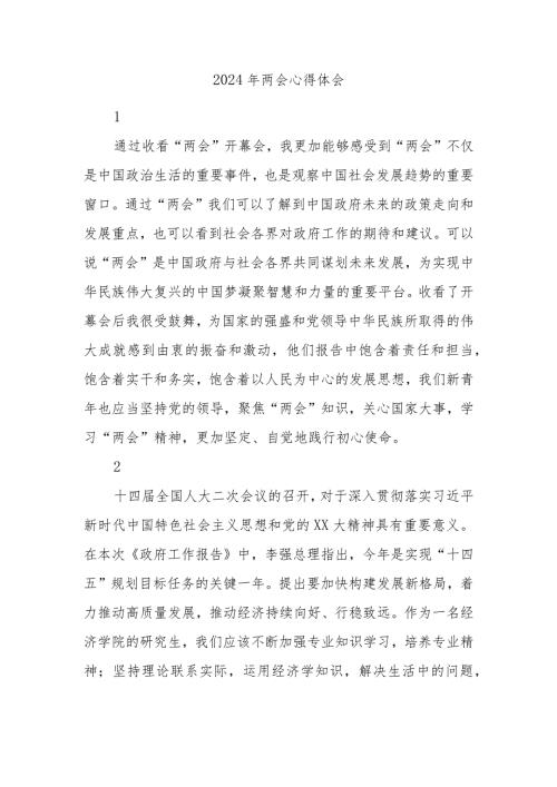 2024年两会心得体会.docx