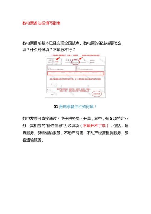 数电票备注栏填写指南.docx