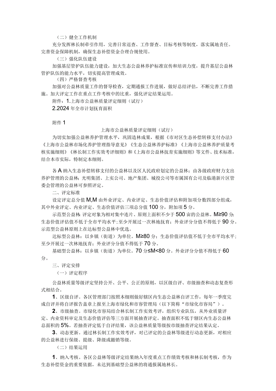 上海市“十四五”公益林质量提升实施方案.docx_第2页