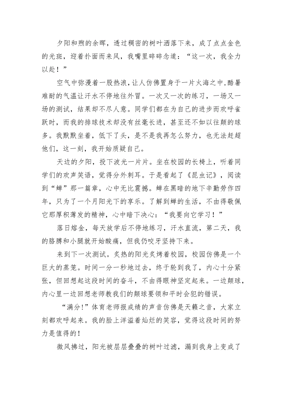 初中【同题作文】这一次我全力以赴（共3篇）.docx_第3页