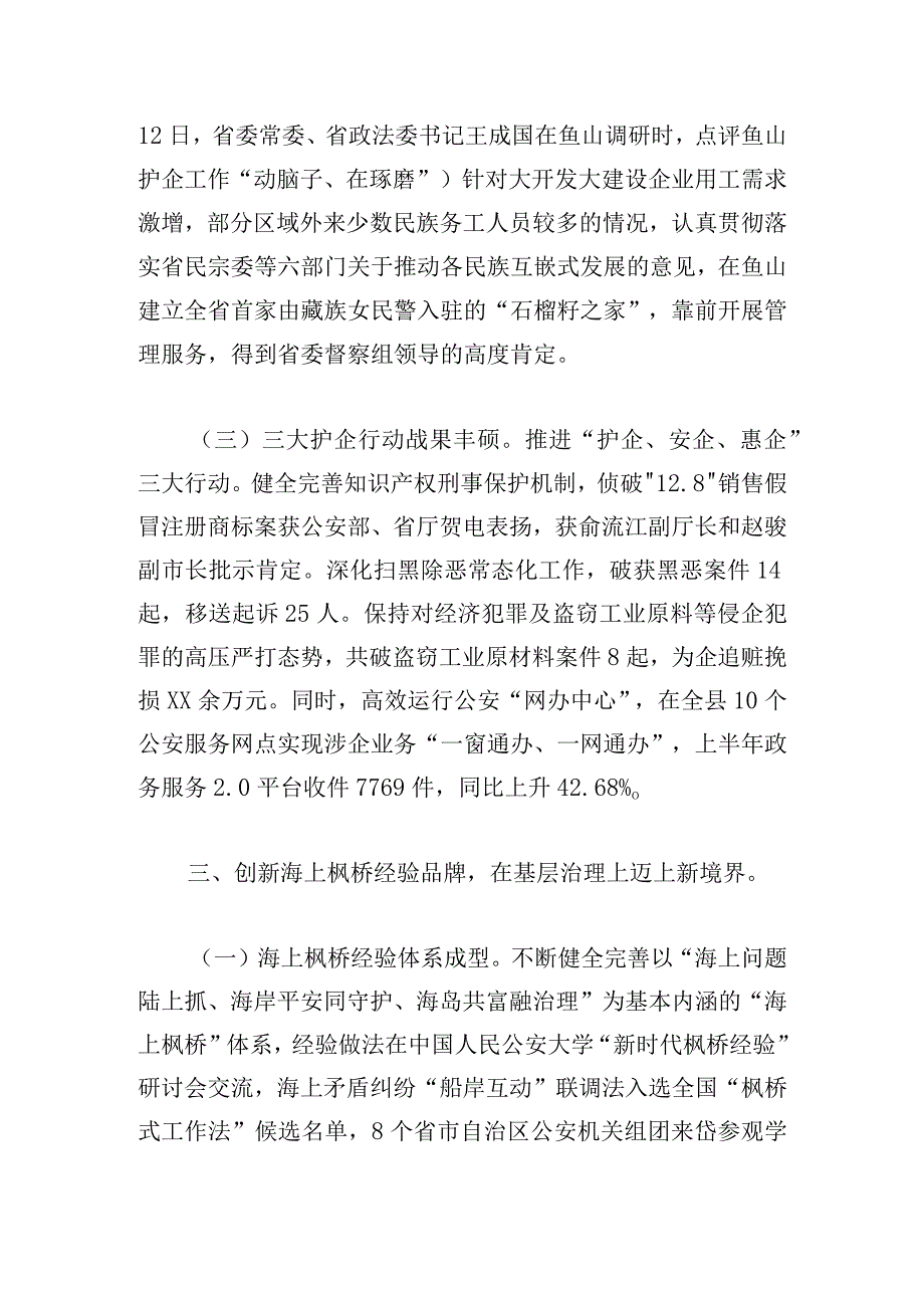 县公安局2024年工作总结.docx_第3页