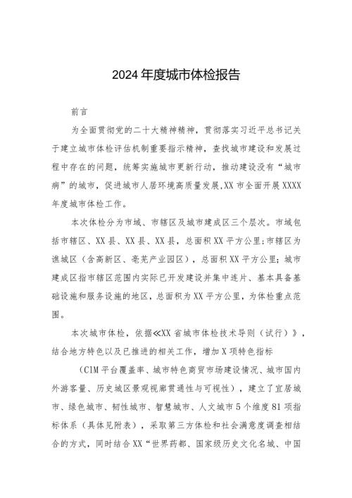 2024城市体检报告.docx