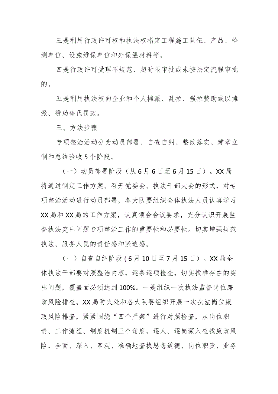 关于开展执法领域突出问题专项整治实施方案.docx_第2页