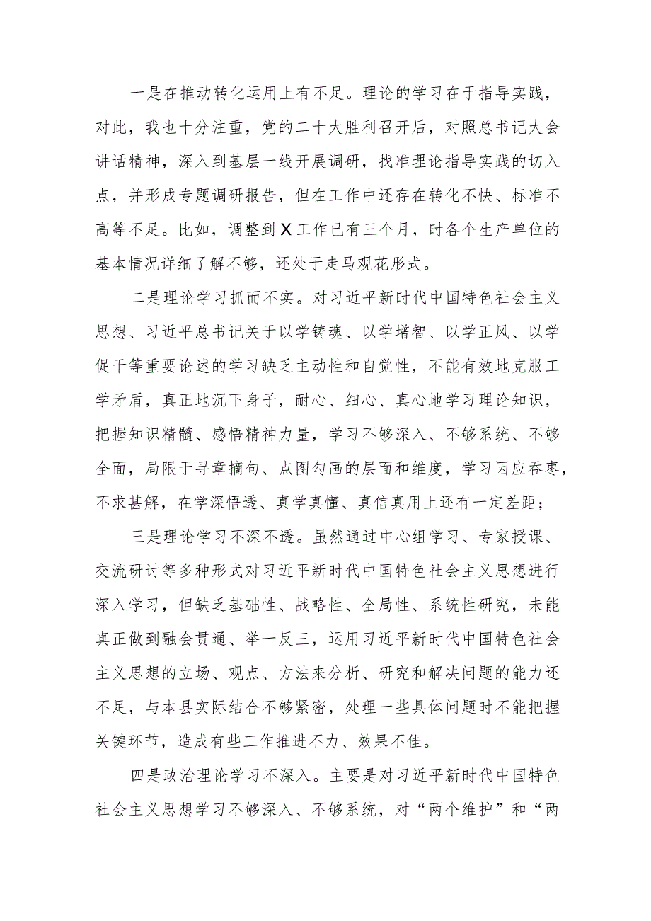 2024党支部班子重点围绕“组织开展主题教育、执行上级组织决定、严格组织生活、党员教育管理'联系服务群众、抓好自身定设”等“新的.docx_第2页