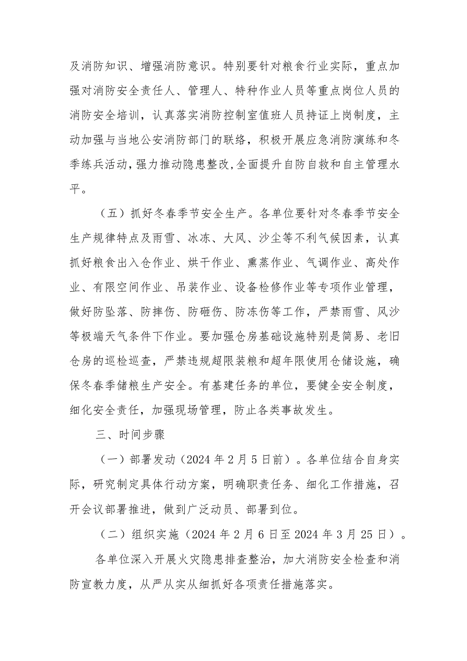 XX区粮食系统冬火灾防控工作方案.docx_第3页