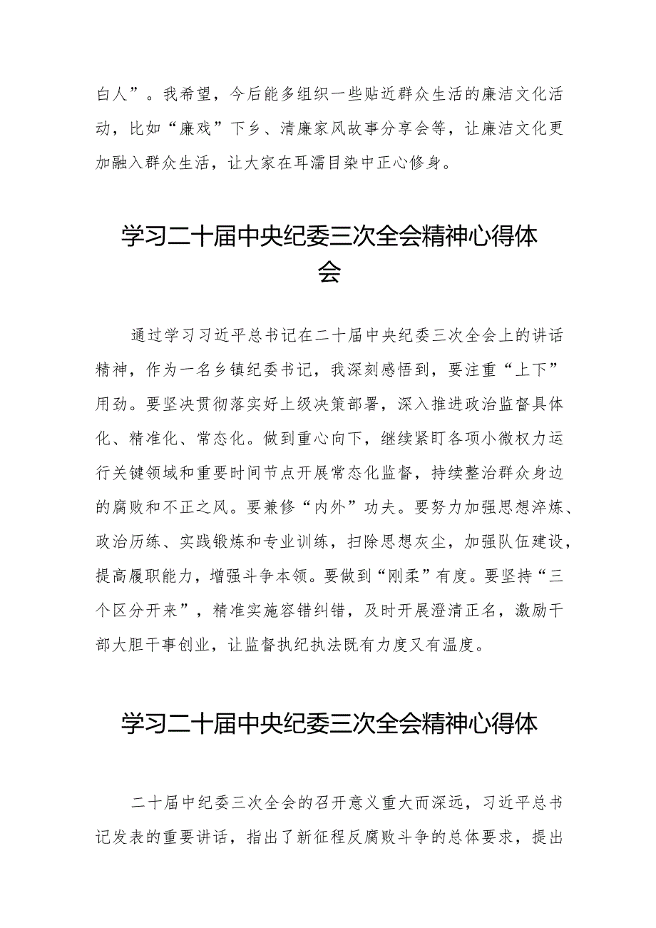 二十中央纪委三次全会精神的学习心得体会(25篇).docx_第2页