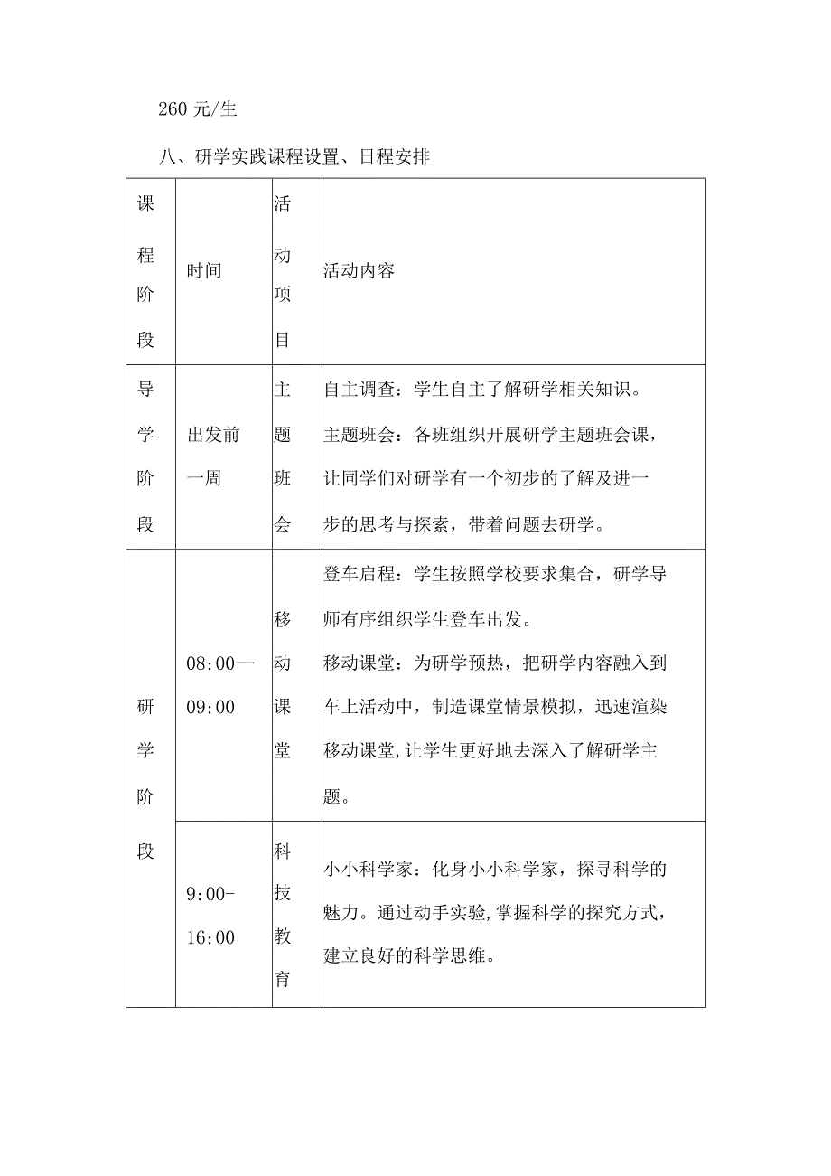 小学学生研学实践教育活动实施方案.docx_第2页