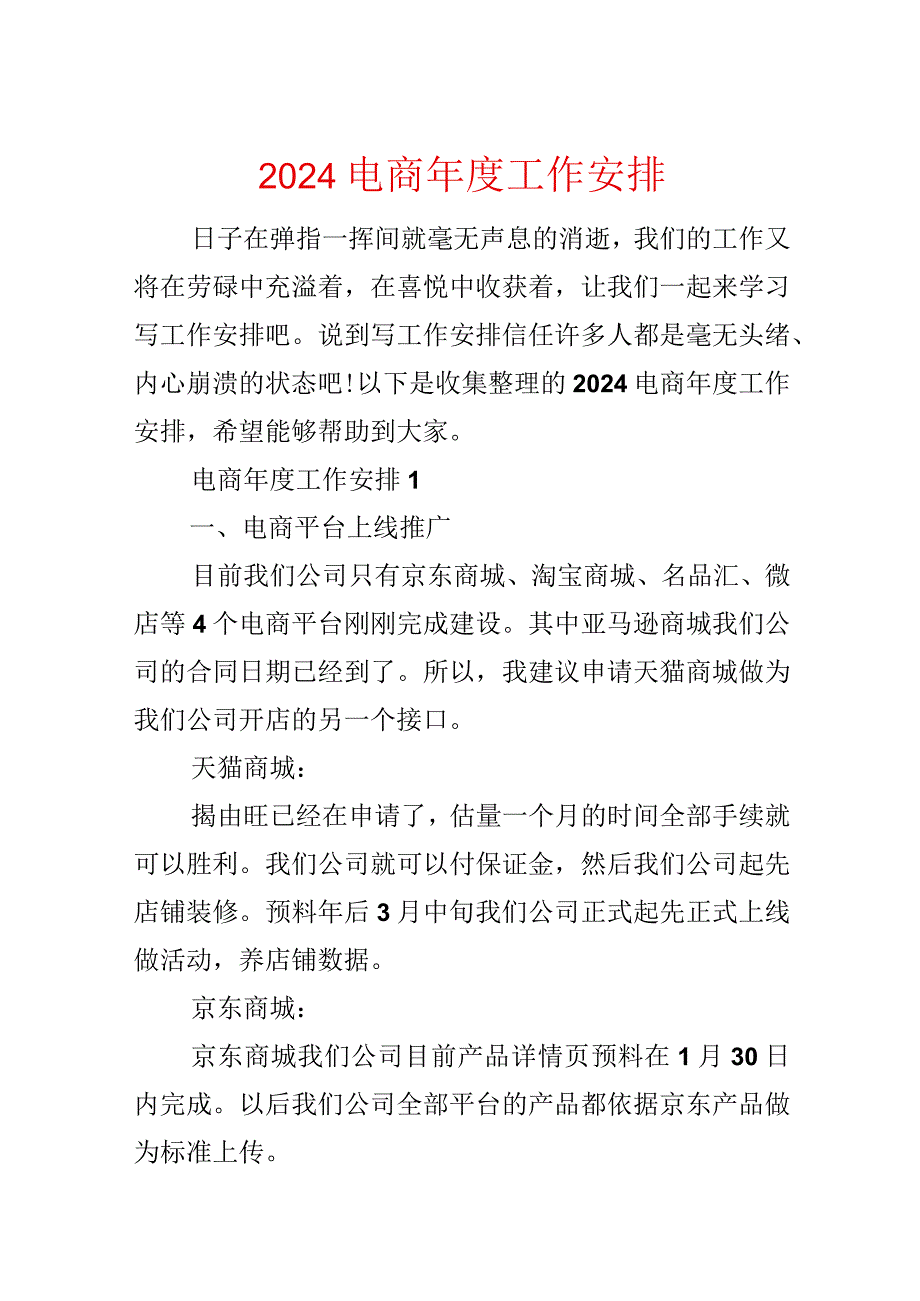 2024电商工作计划.docx_第1页