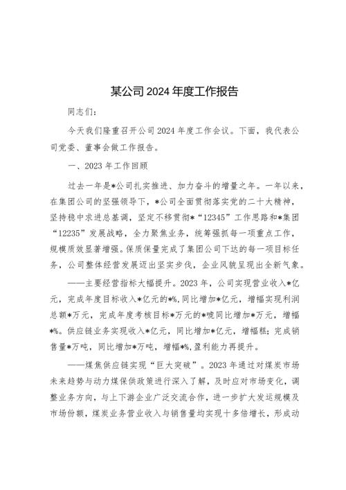 某公司2024工作报告.docx