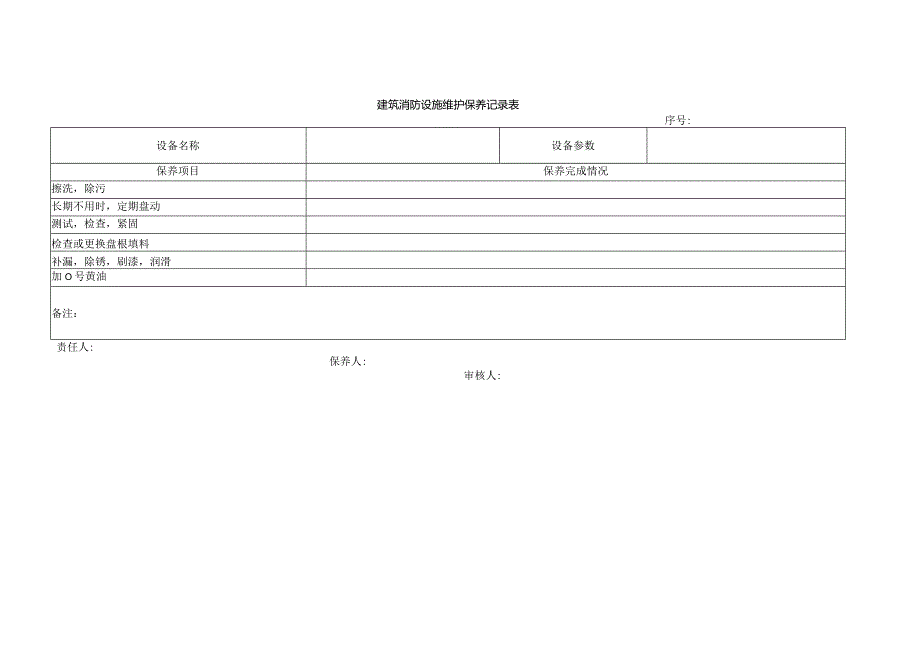 本4建筑消防设施维护保养和故障维修记录本.docx_第3页