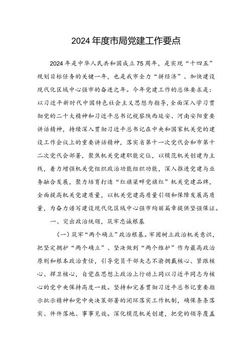 2024市局党建工作要点.docx
