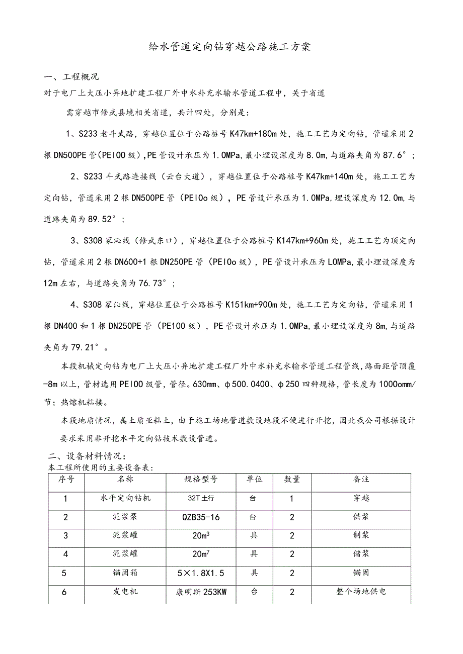 PE管道定向钻穿越公路工程施工组织设计方案.docx_第3页