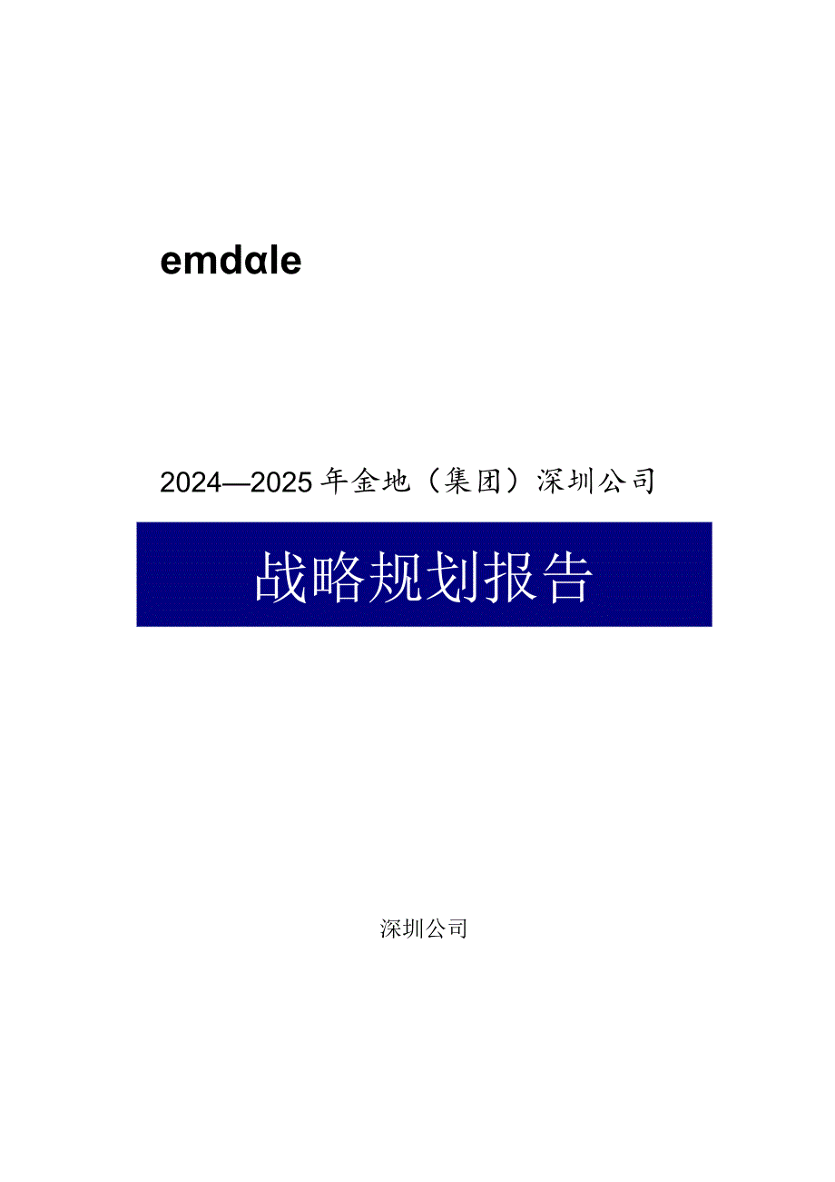 20242025年某公司战略规划报告.docx_第1页