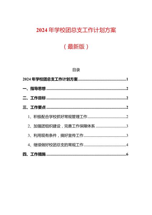 2024年学校团总支工作计划方案.docx