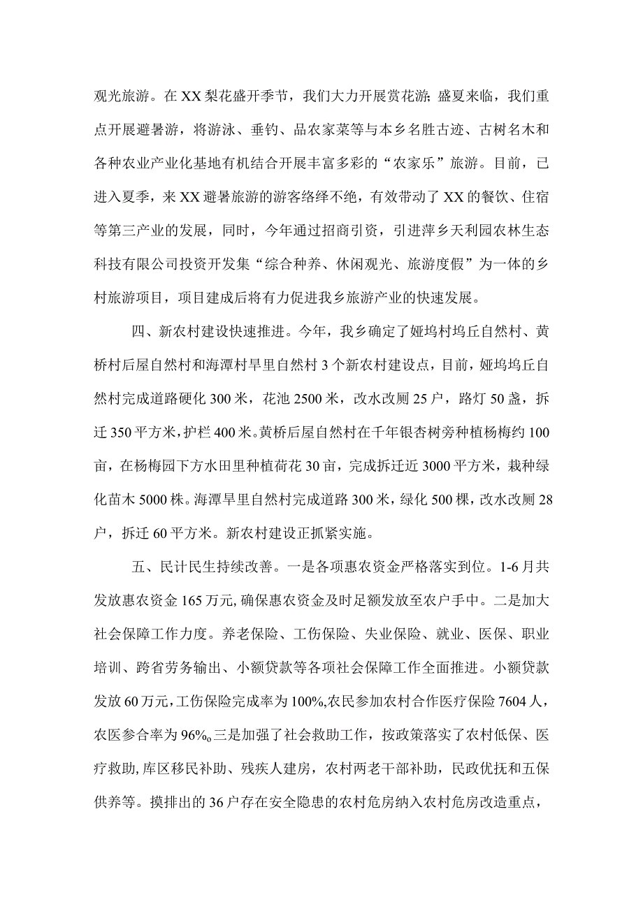 2022年乡镇半年工作总结.docx_第2页