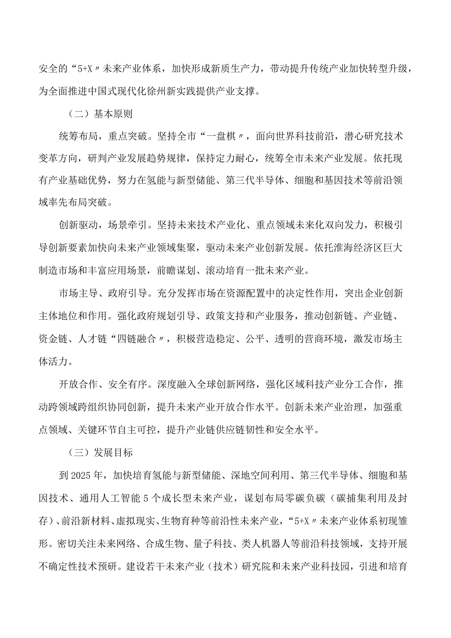 徐州市政府关于印发徐州市加快培育发展未来产业的指导意见的通知.docx_第2页