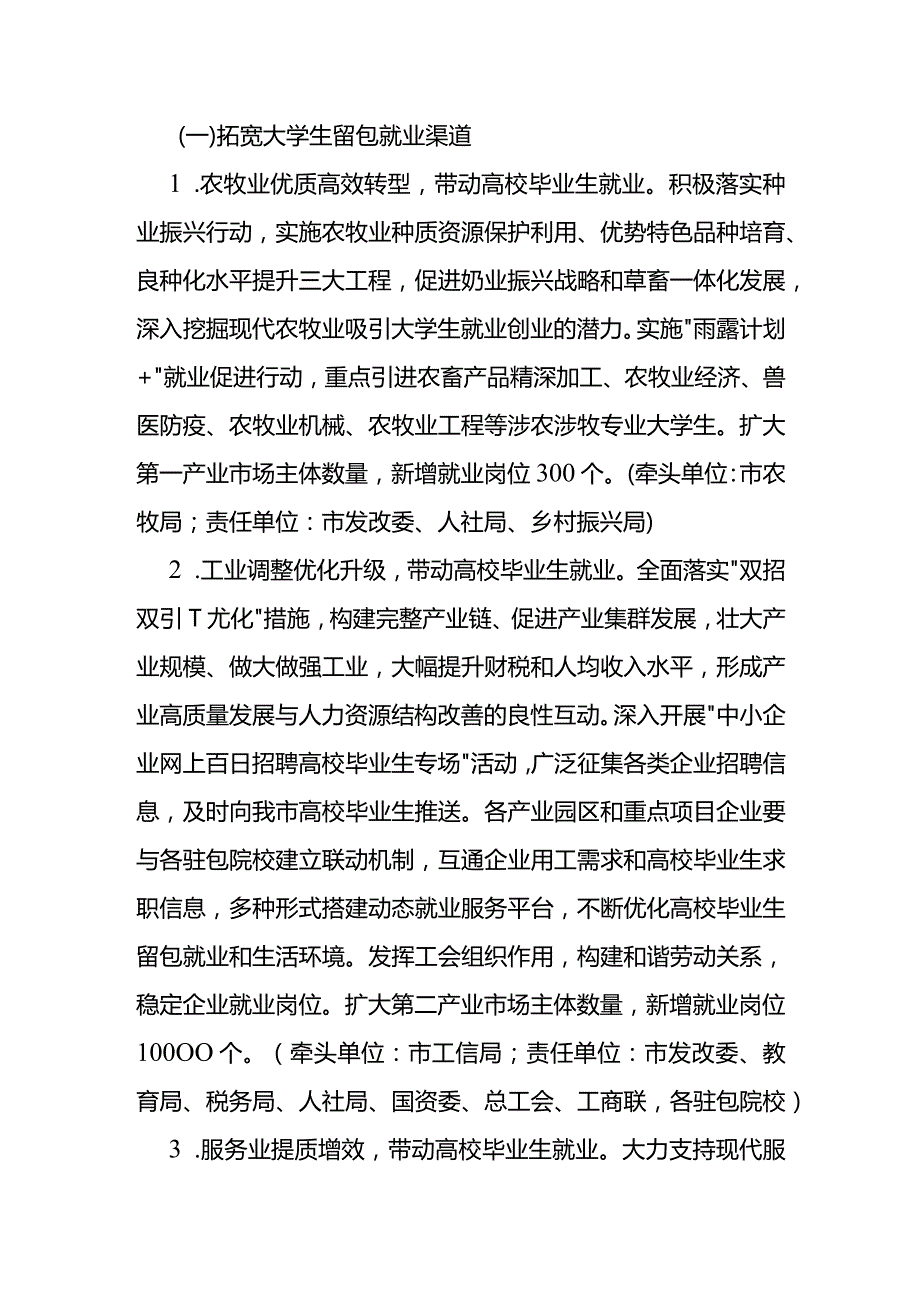 2023年促进高校毕业生留包就业工作实施方案.docx_第2页
