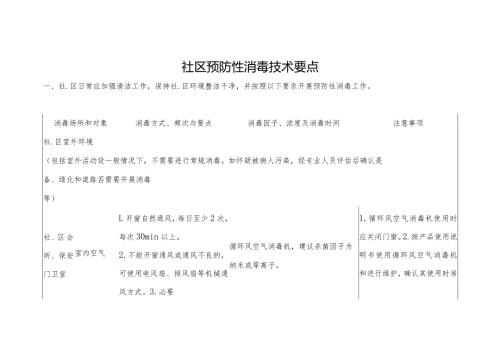社区预防性消毒技术要点.docx