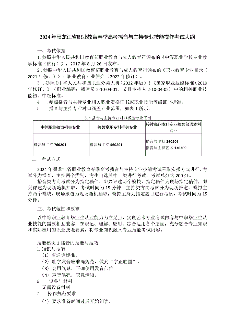761播音与主持专业技能操作考试大纲.docx_第1页
