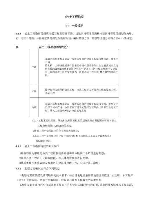 深圳市《地基基础勘察设计规范》(SJG 012025)第四章.docx