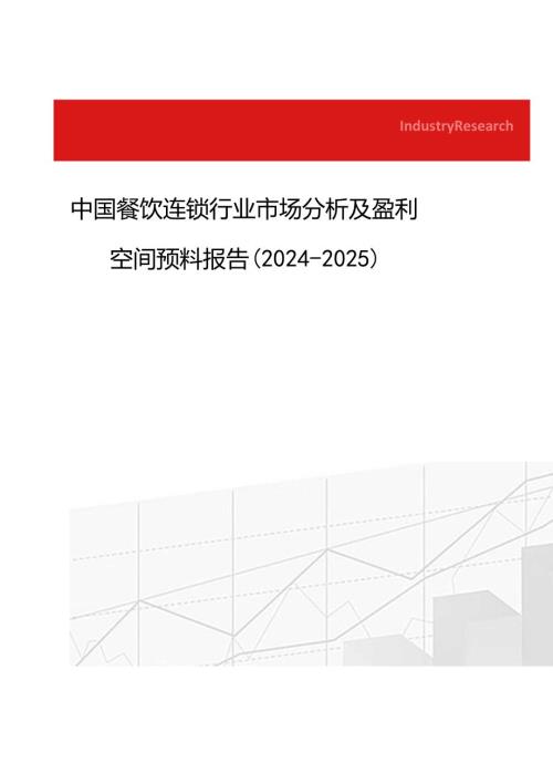 中国餐饮连锁行业市场分析及盈利空间预测报告(20242025).docx