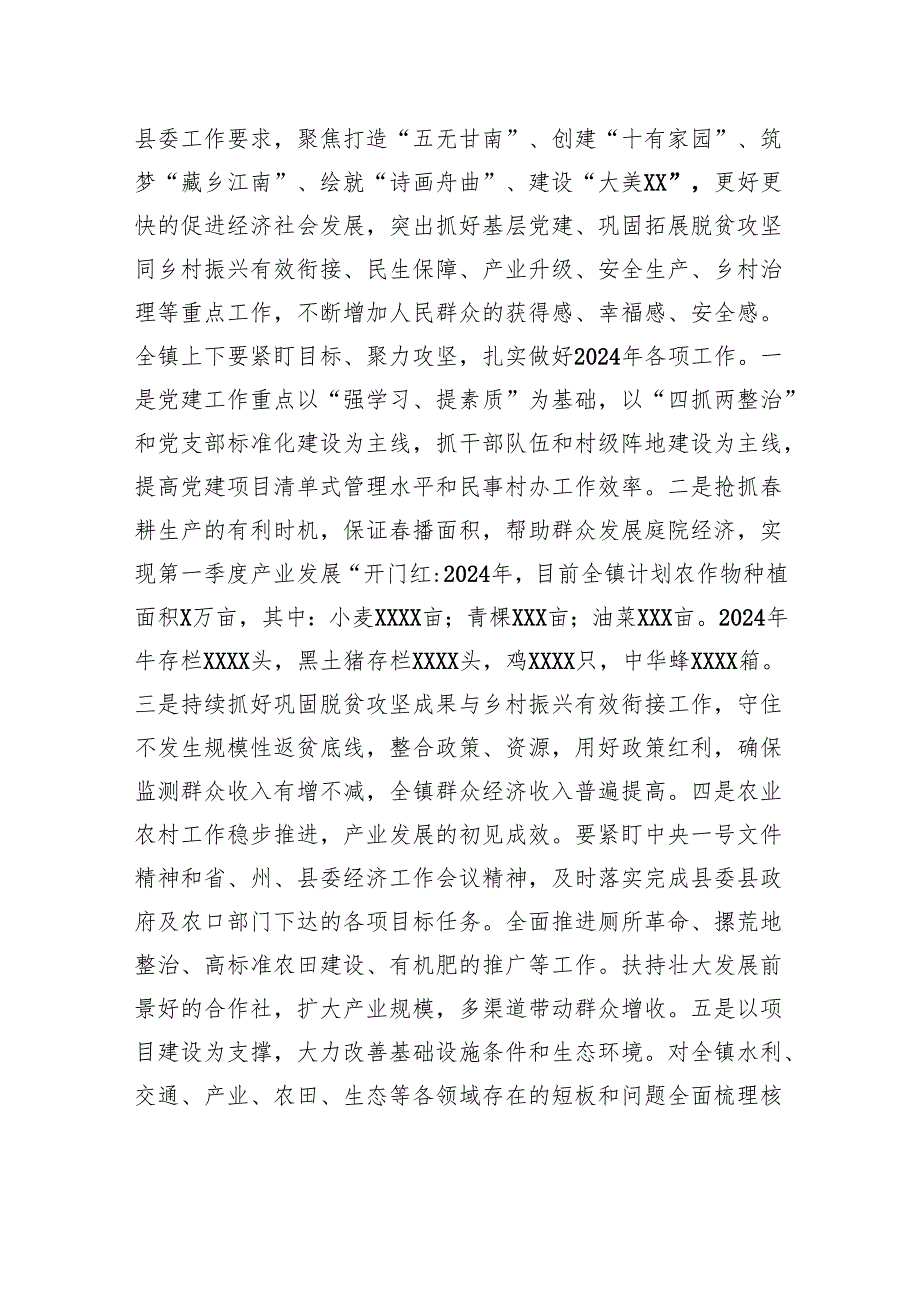乡镇党委书记在2024经济工作会议上的讲话.docx_第3页