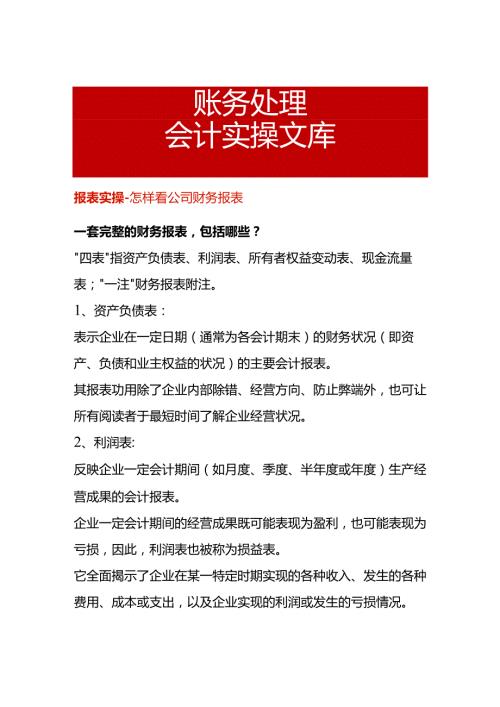 报表实操怎样看公司财务报表.docx