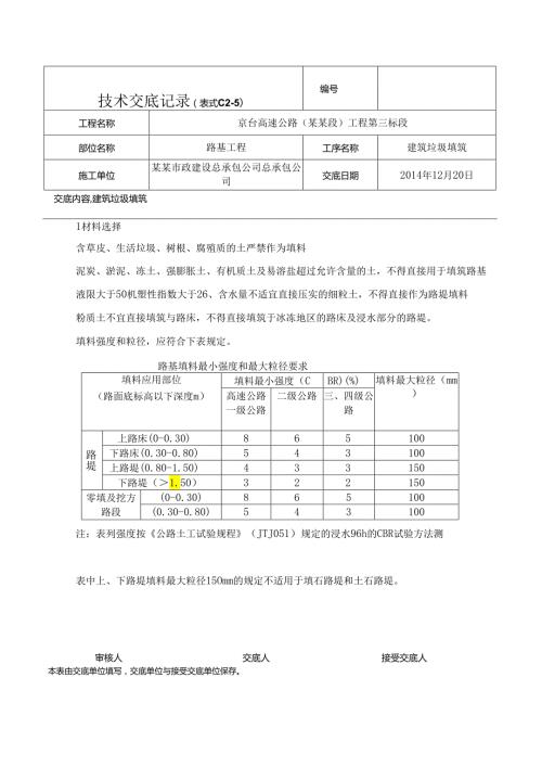 基坑建筑垃圾填筑技术交底.docx