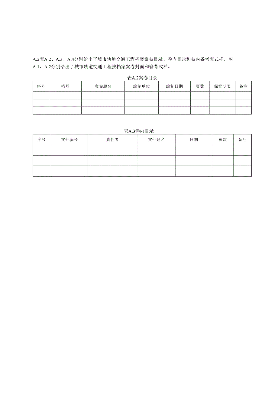 城市轨道交通工程档案管理规范用表、文件归档范围及保管期限、分类大纲、电子文件元数据表.docx_第2页