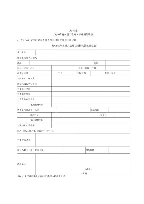 城市轨道交通工程档案管理规范用表、文件归档范围及保管期限、分类大纲、电子文件元数据表.docx