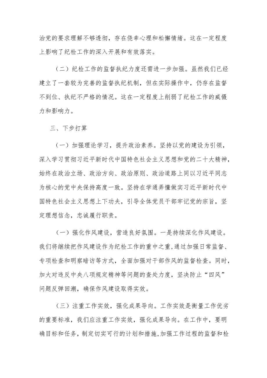 2024纪检工作座谈交流发言材料(1).docx_第3页