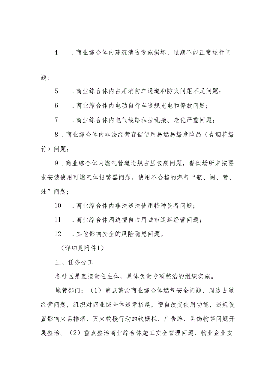 XX街道开展商业综合体安全专项整治工作方案.docx_第2页
