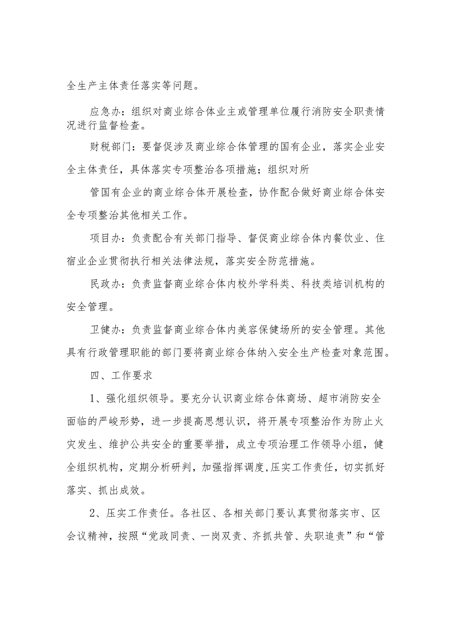 XX街道开展商业综合体安全专项整治工作方案.docx_第3页