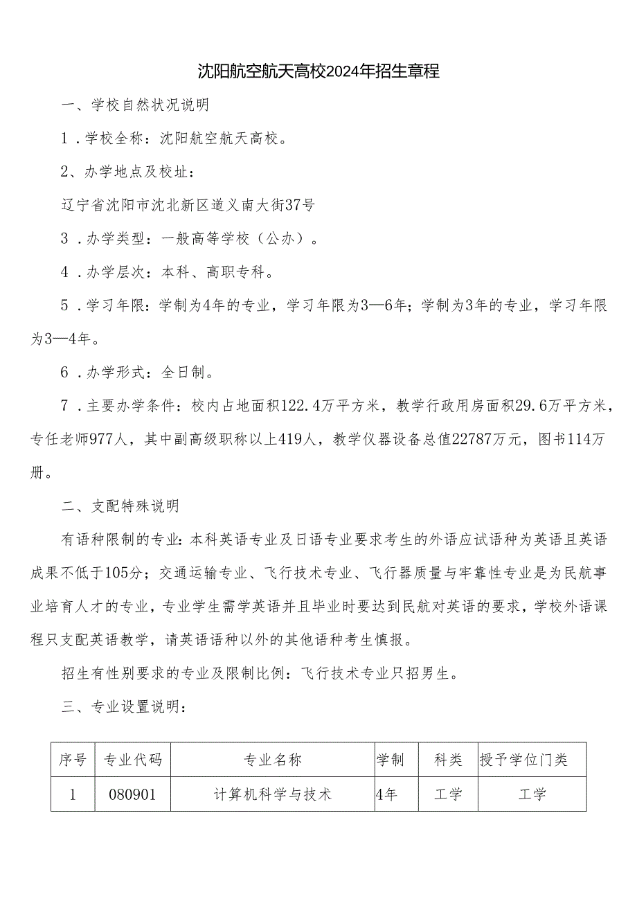 沈阳航空航天大学2024年招生章程.docx_第1页