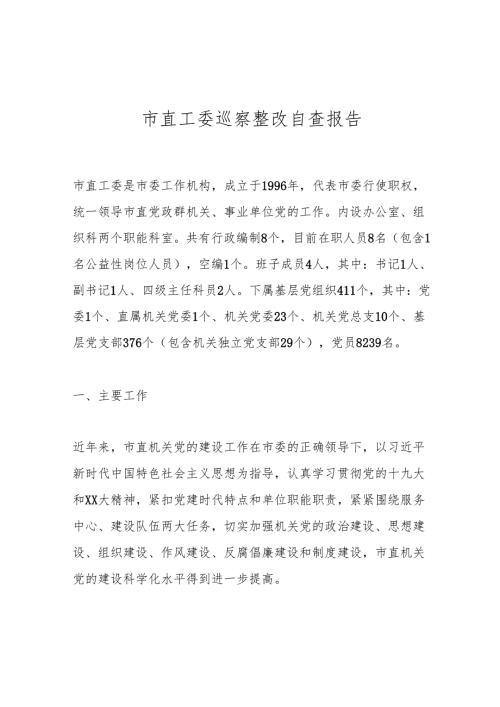 市直工委巡察整改自查报告.docx