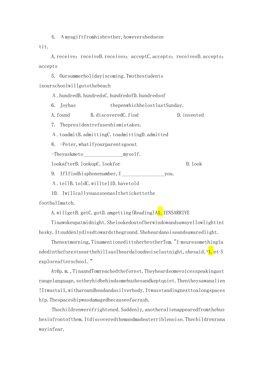 Module 4 Unit 7 The unknown world讲义（学生版+教师版）.docx_第3页