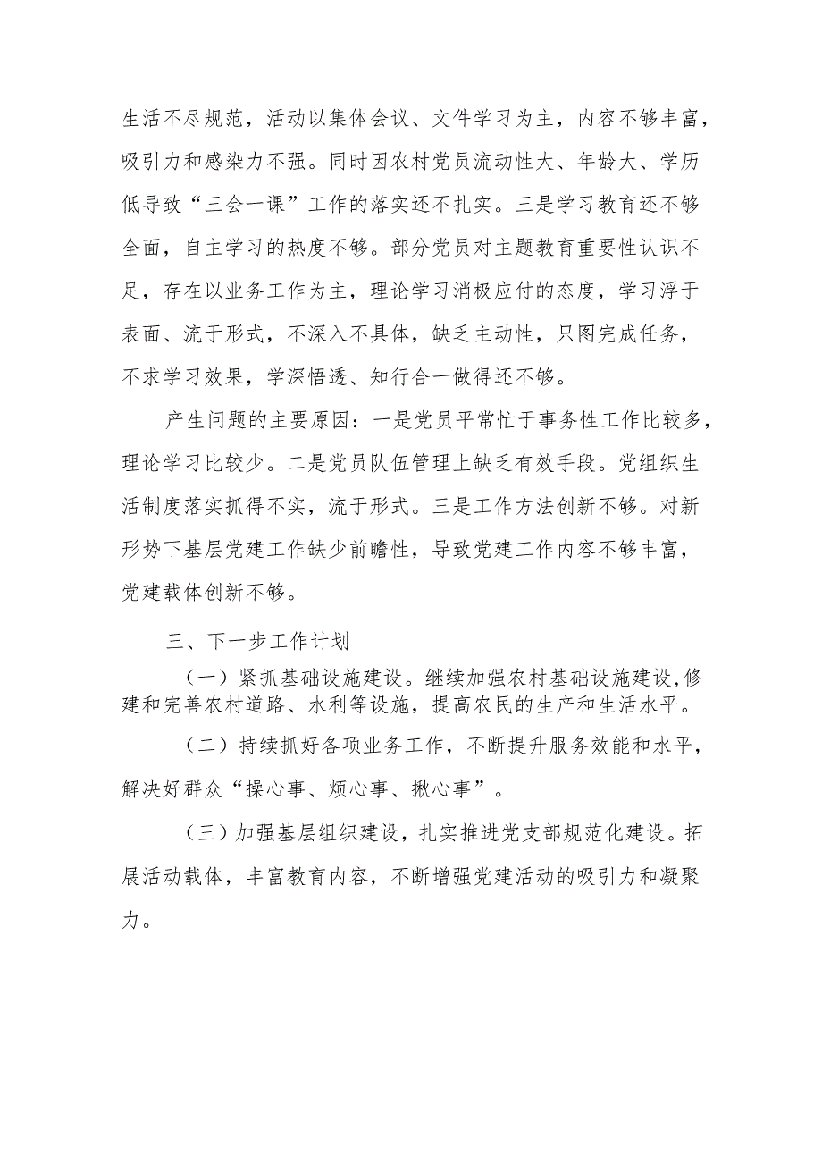 村党总支书记、主任2023抓基层党建述职报告.docx_第3页