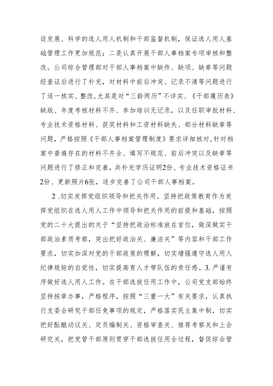 公司选人用人工作专题汇报.docx_第3页